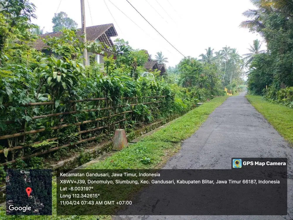 Di Jual Tanah Pekarangan  di SLUMBUNG Gandusari Blitar