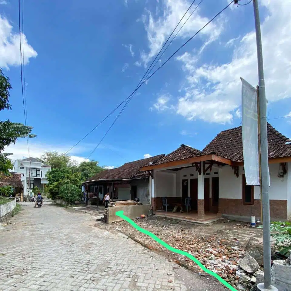 Rumah minimalis semi Joglo