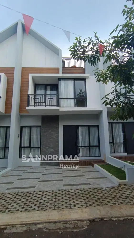 Dijual Rumah minimalis 2 lantai murah view gunung murah dibogor