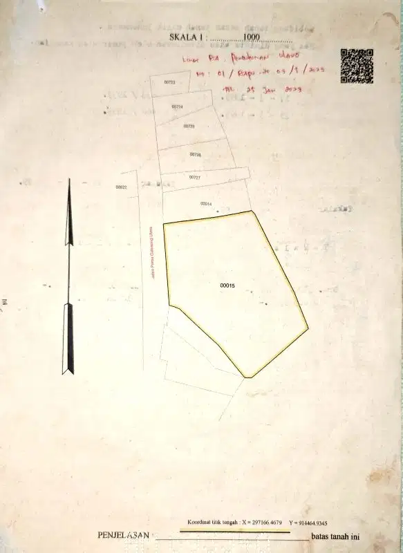 Dijual lahan poros galesong