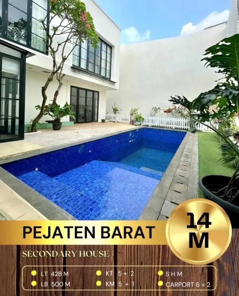 Rumah di Pejaten Barat bebas banjir
