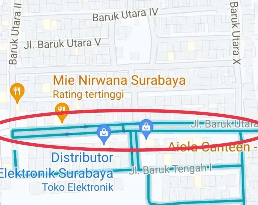 Dijual rumah siap huni jalan kembar dibaruk utara