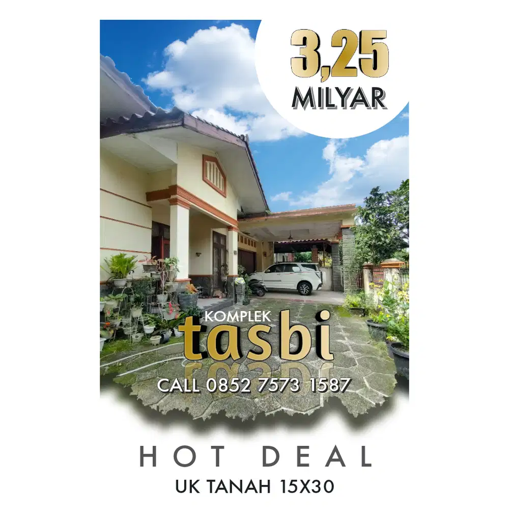 Jual cepat Rumah luas komplek Tasbi Medan