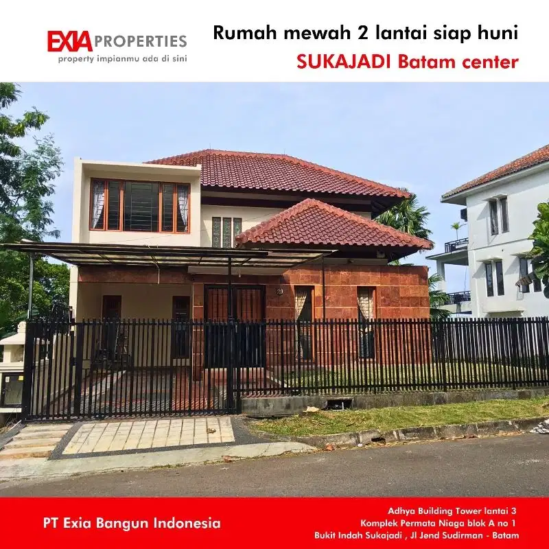 dIJUAL rumah mewah 2lt 255m2 ukajadi  Batam Center
