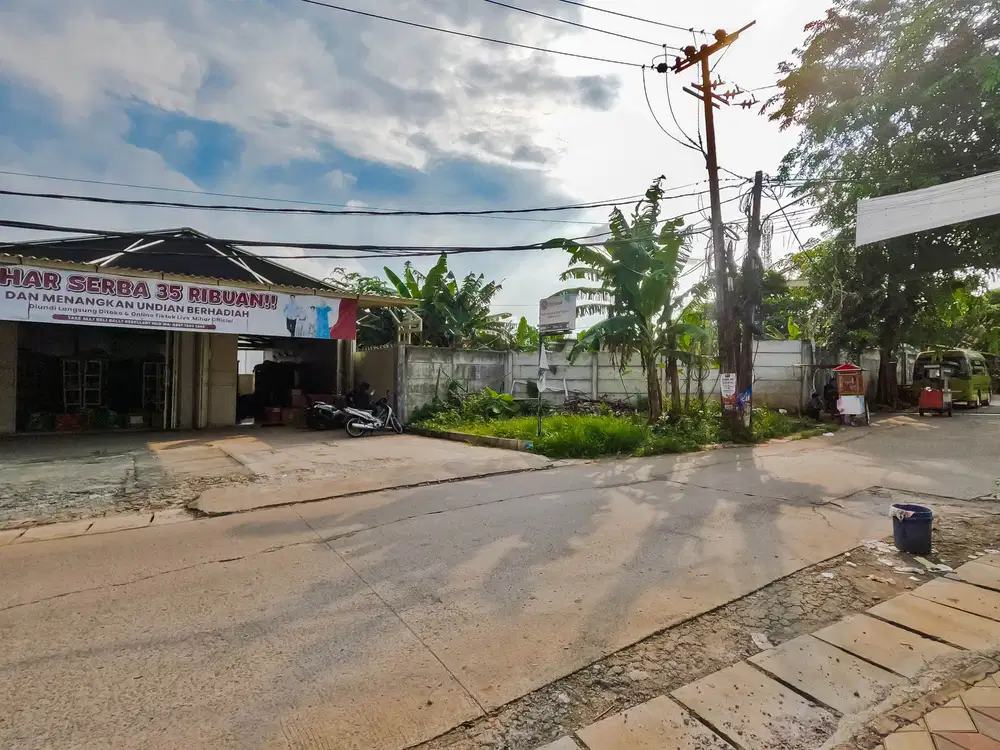 Dijual Tanah 975m include gudang 300m di jelupang tangerang selatan