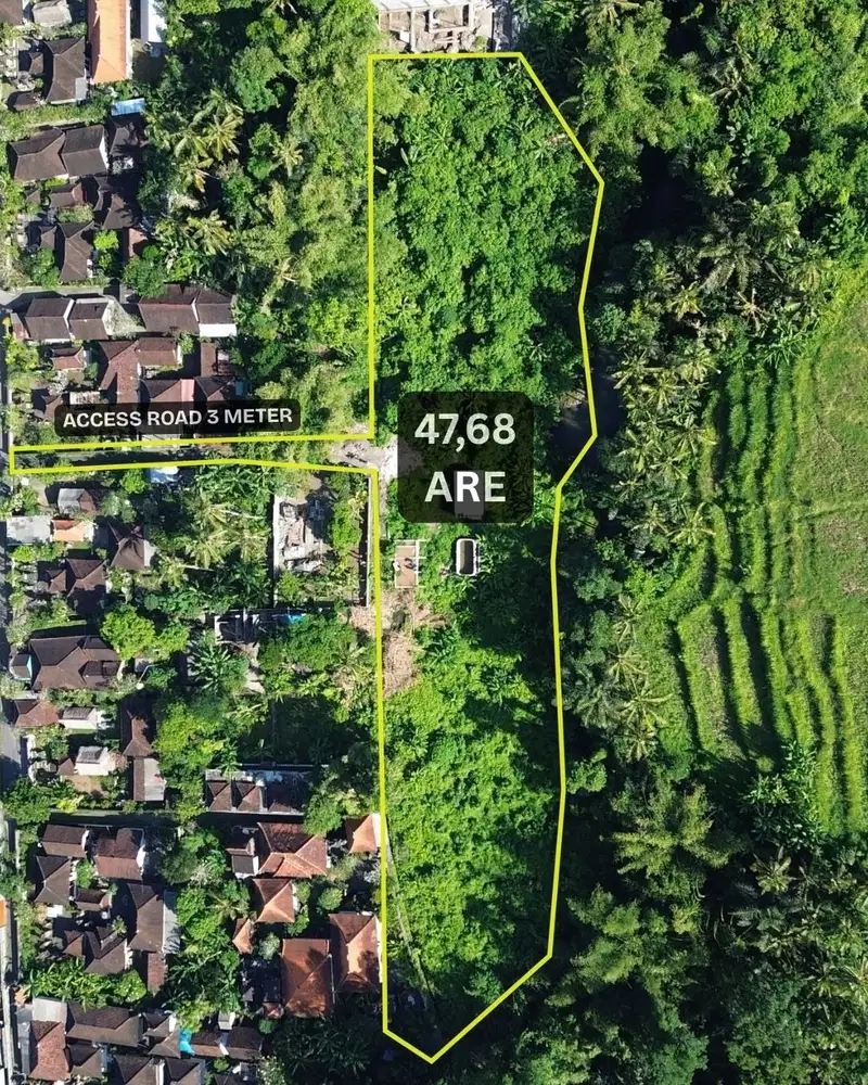 For Leasehold Land Near Ubud