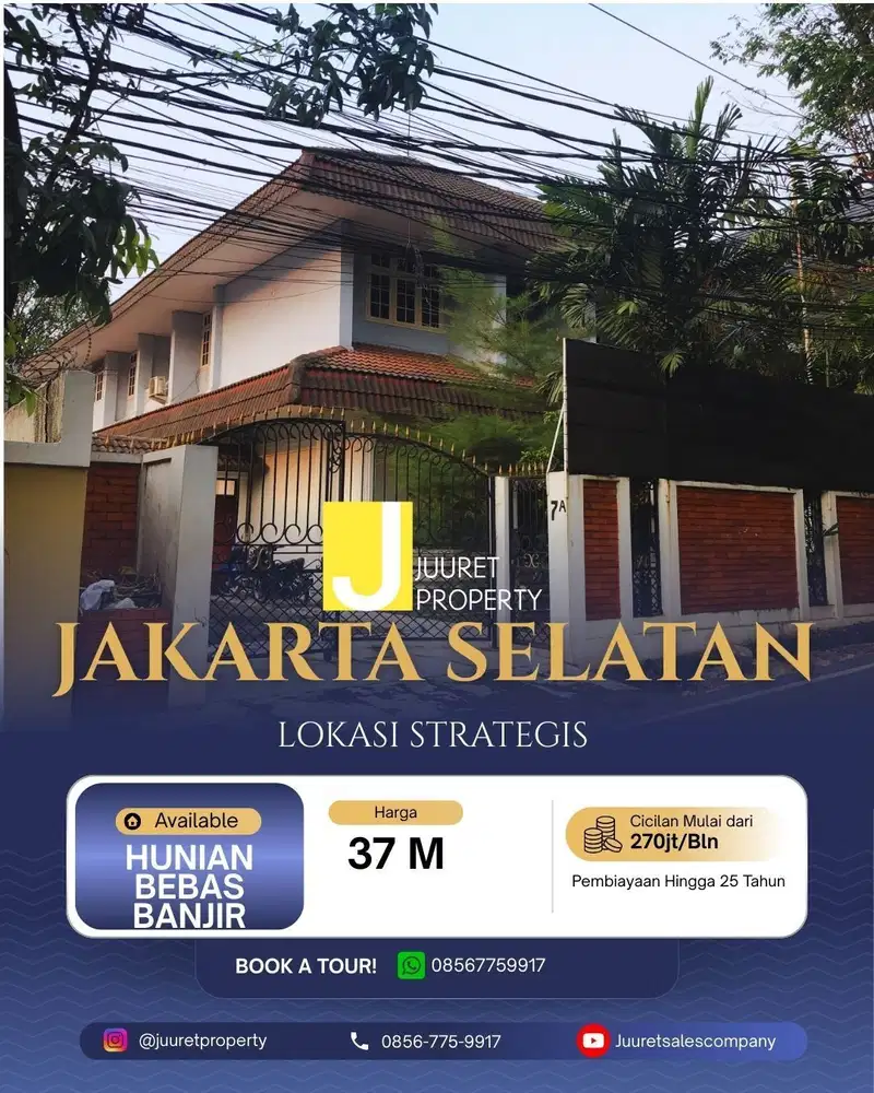 Dijual Rumah Di Jakarta Selatan Bangka Kemang