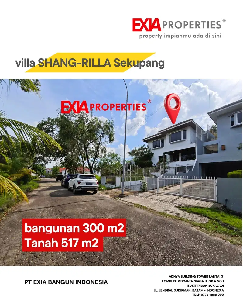 Yuk milik rumah Villa 517m2 sekupang Batam.