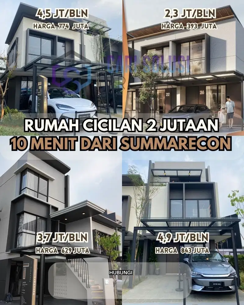 Rumah baru  harga mulai 393 jt