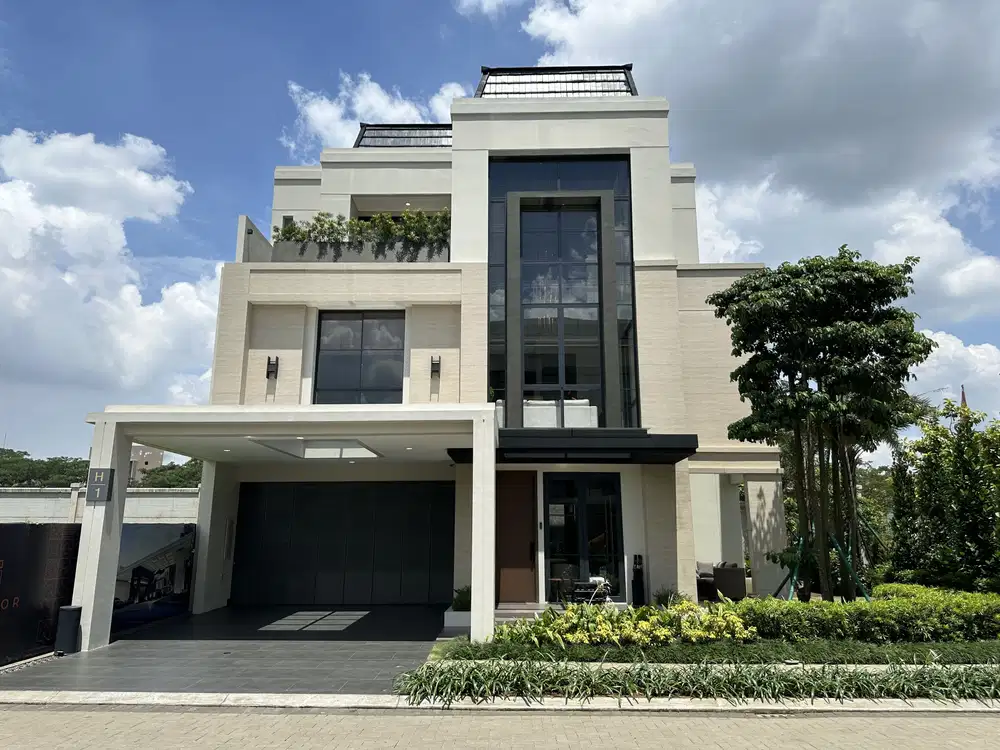 Rumah super mewah promo tanpa DP spec marmer & lift auto approved kpr