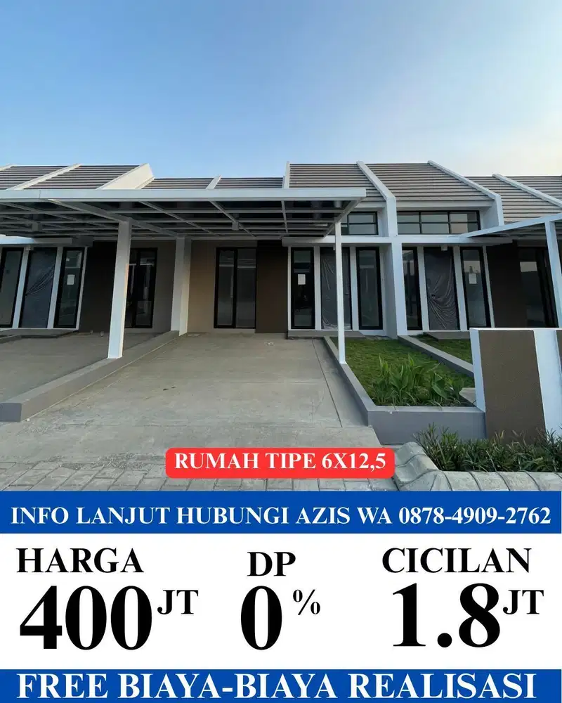 Rumah cluster 400 jutaan lokasi terung kulon krian sidoarjo