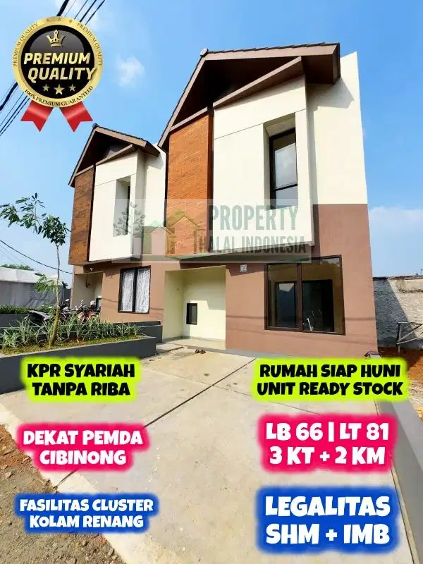 Jual Rumah Siap Huni Sukahati Dekat Pemda Cibinong Bogor