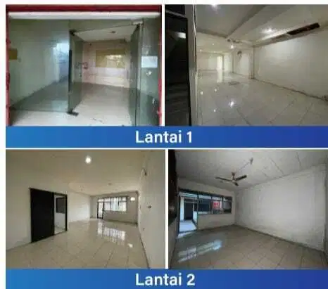 sewakan  ruko gandeng pluit sangat strategis dilewati banyak kendaraan