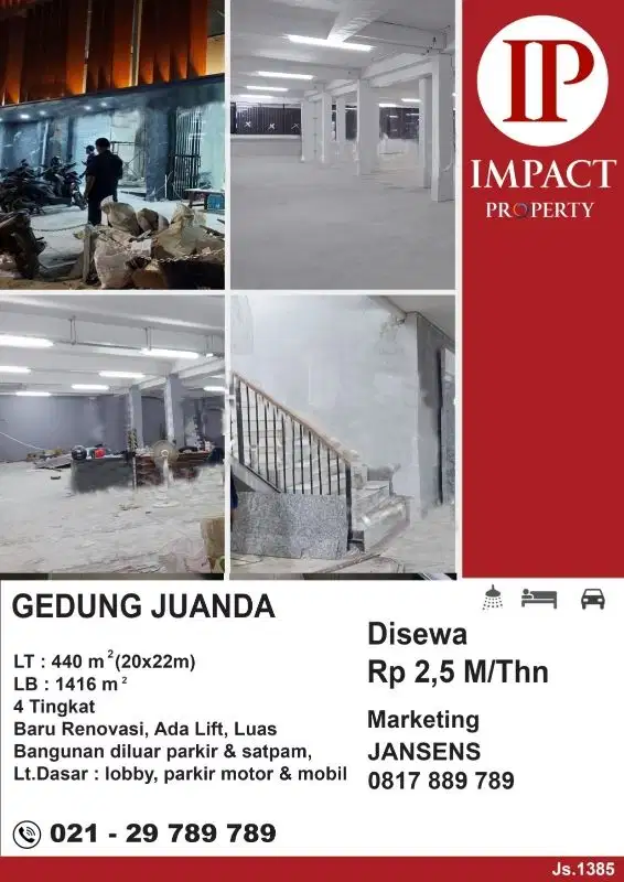 DISEWA GEDUNG JUANDA