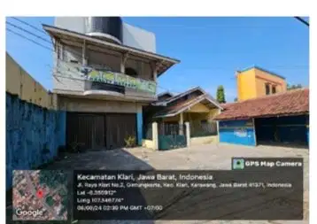 Dijual Ruko cocok untuk usaha Jl Raya Klari