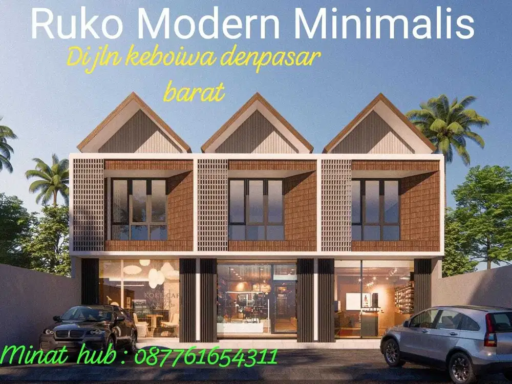 Ruko Baru Gress di Keboiwa Gatsu Barat Denpasar