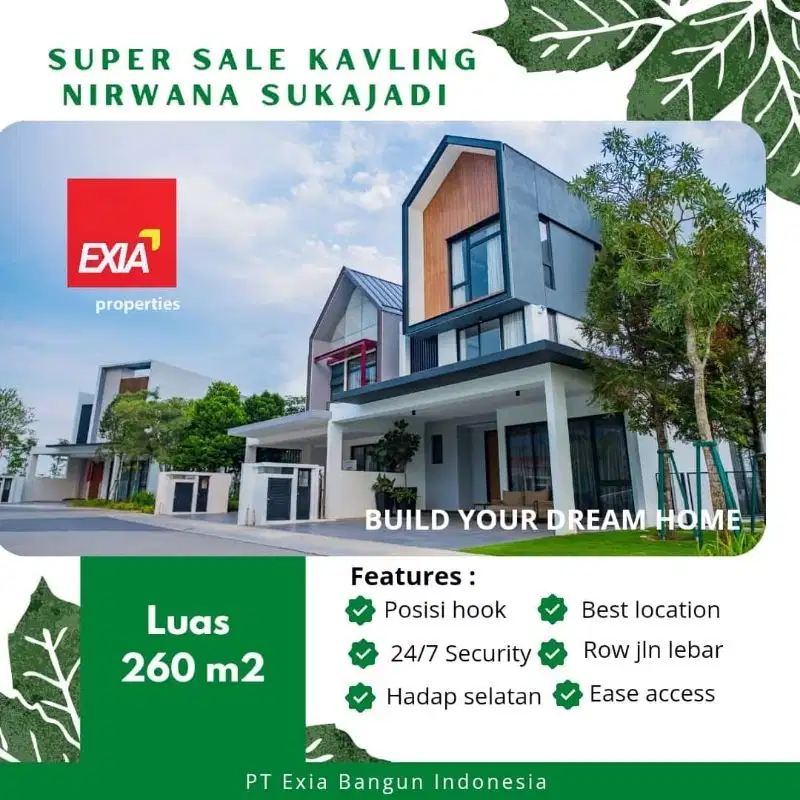 Dijual kavling 260m2 cluster Nirwana sukajadi Batam center Batam