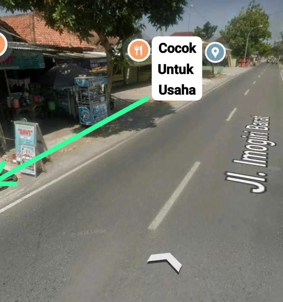 JUAL RUKO PINGGIR ASPAL JLN IMOGIRI BARAT KM 8