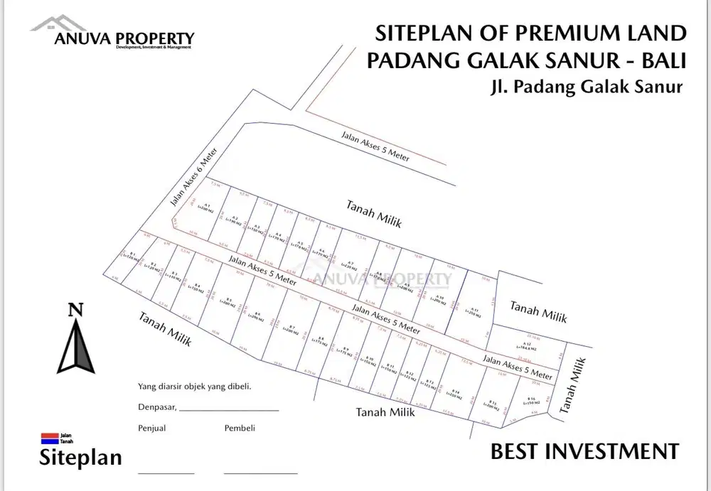 Lahan Premium Siap Huni Pantai Sanur Bali