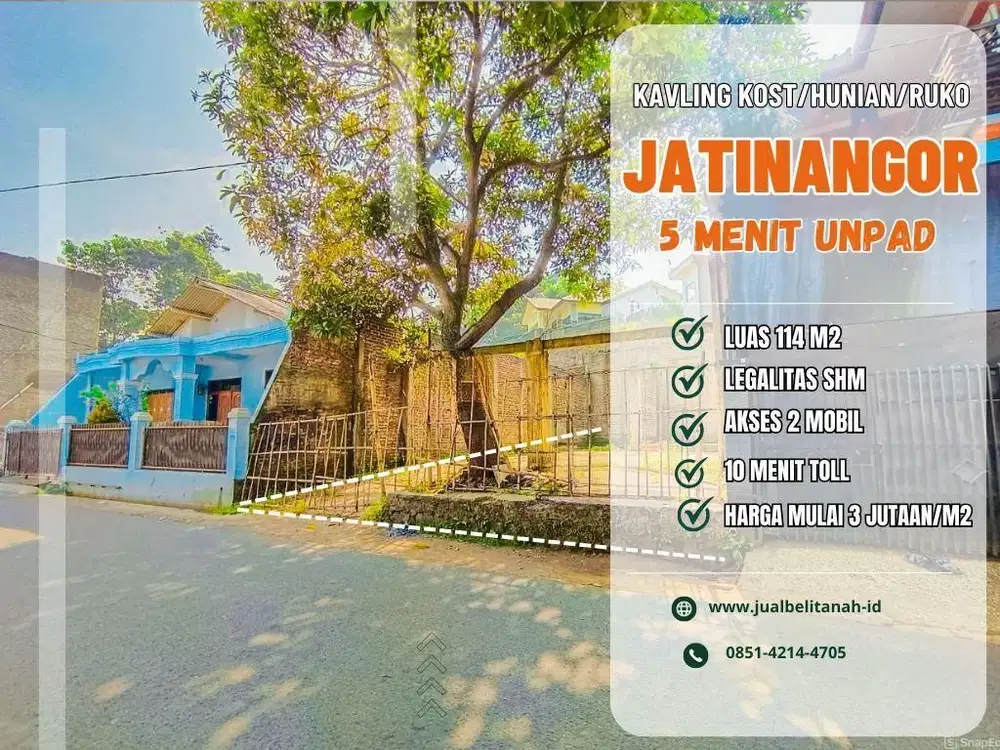 Tanah 3 Jutaan 4 Menit Unpad Jatinangor