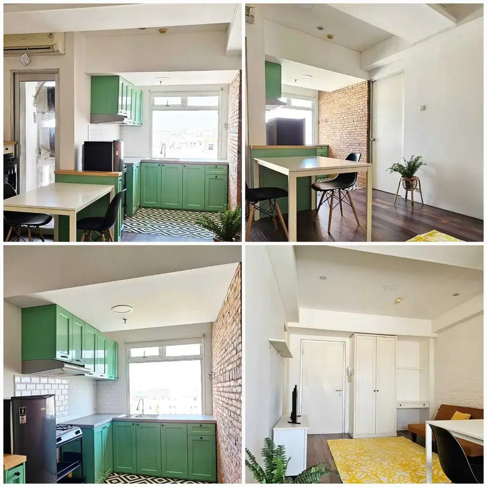 Disewakan 3BR Apartemen Full Renovasi Mewah Full Interior Mewah