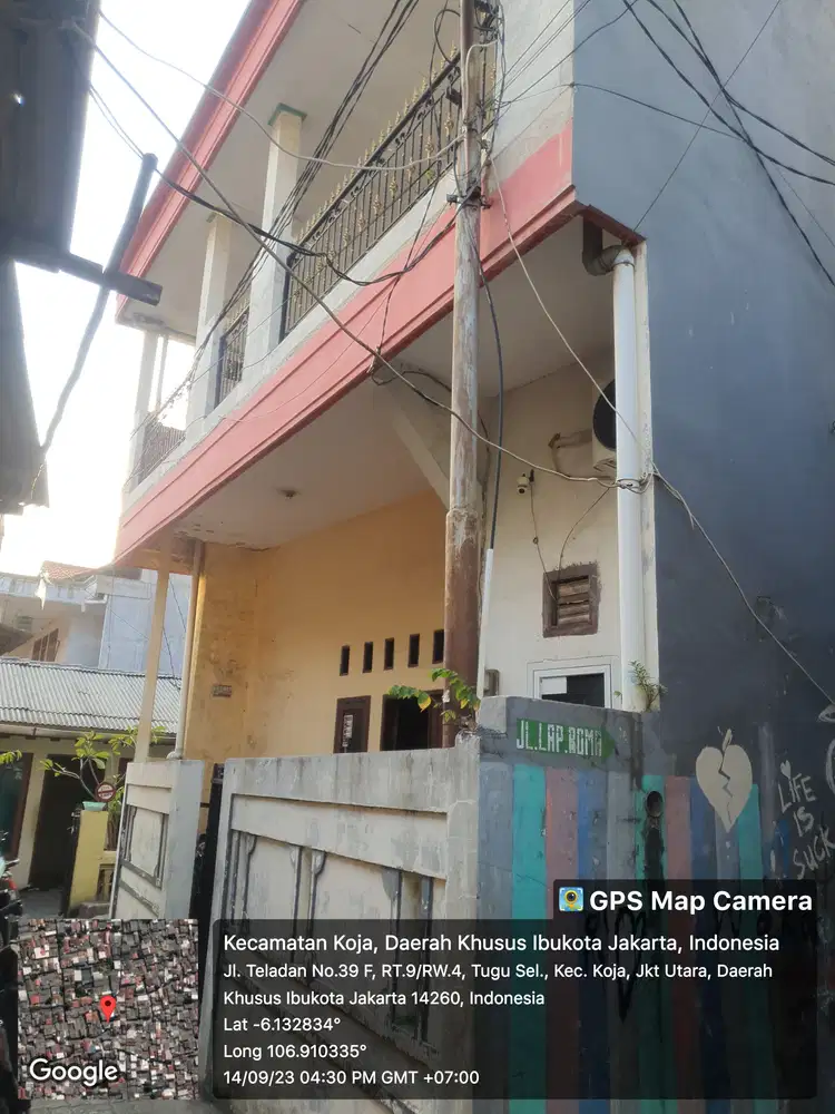 Rumah 2 Lantai Di Jakarta Dekat Kelapa Gading SHM