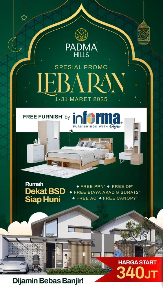 Free PpN rumah Dekat BSD at Padma Hills Serpong