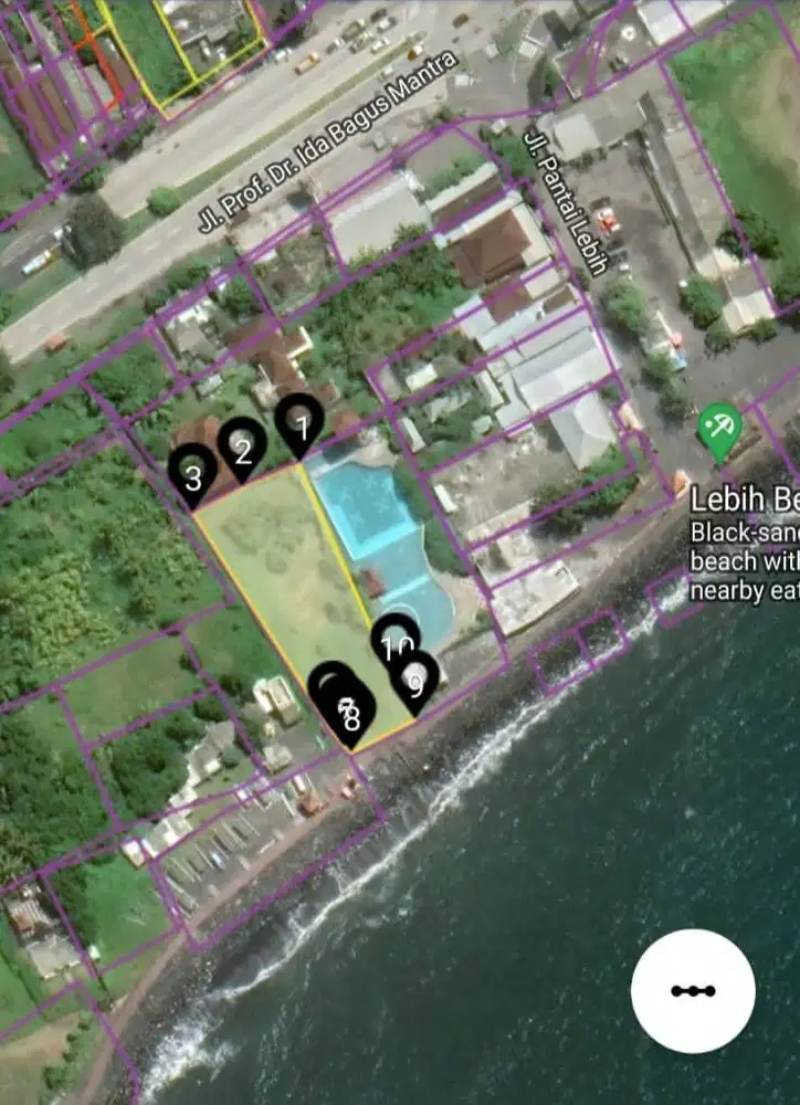 Tanah Los Pantai Kawasan Wisata di Lebih Gianyar Bali