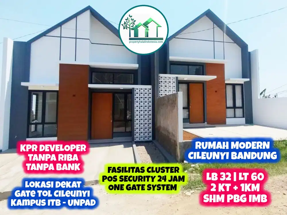 Jual Rumah Islami Modern Murah Cileunyi Bandung Dkat Gate Tol Cileunyi