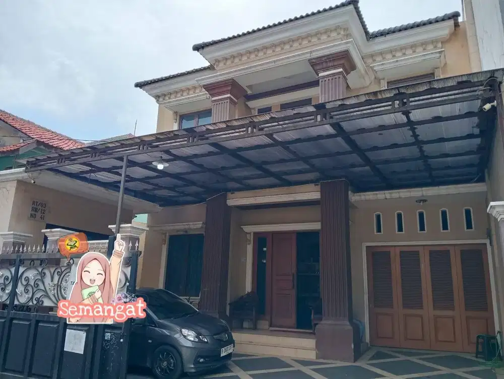 Rumah Cengkareng Bebas Banjir Dekat Pasar Bojong Strategis