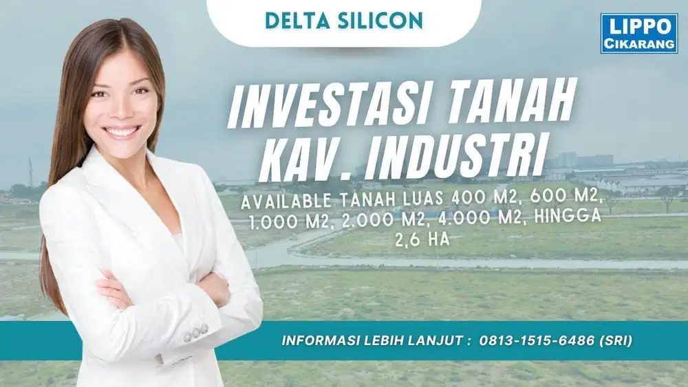 DIJUAL CEPAT TANAH INDUSTRI 2 HEKTAR UNTUK GUDANG DAN PABRIK