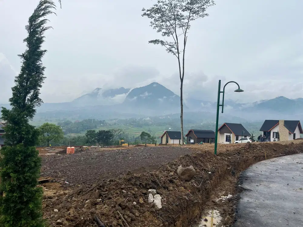 Tanah kavling murah di bogor nuansa eropa view gunung dan dingin