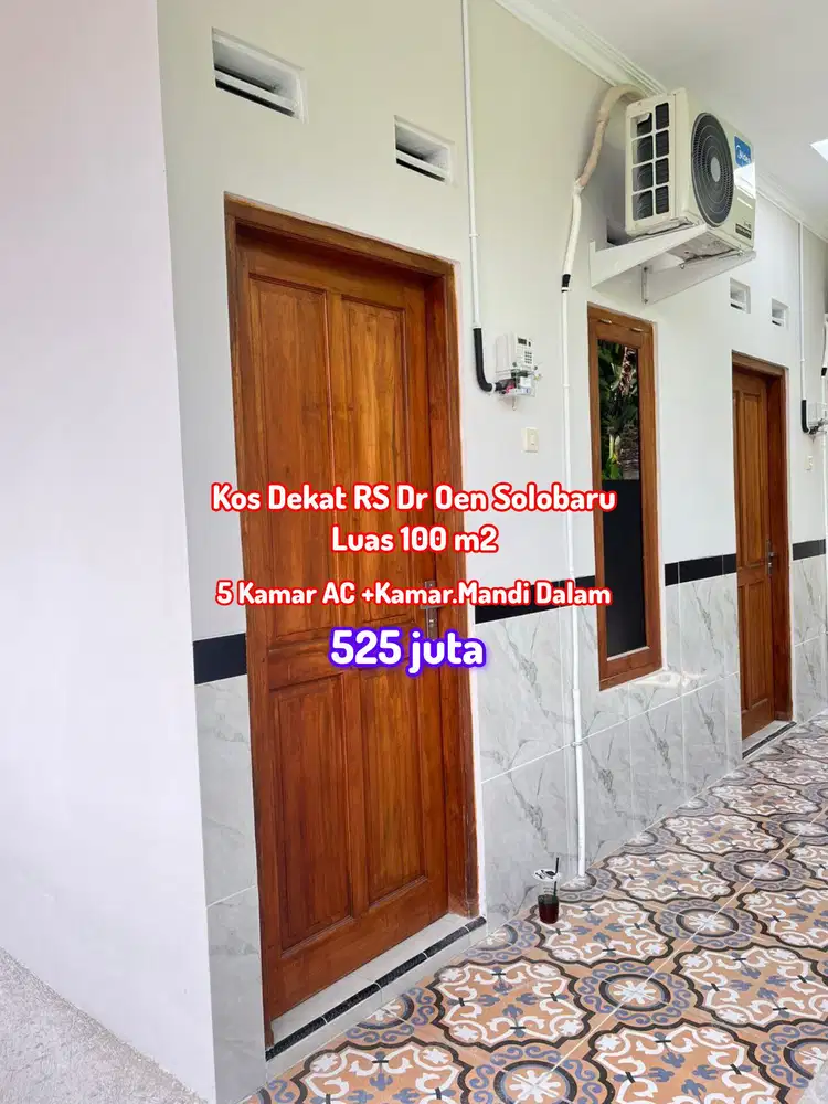 DIJUAL KOS AREA RS DR OEN SOLO BARU