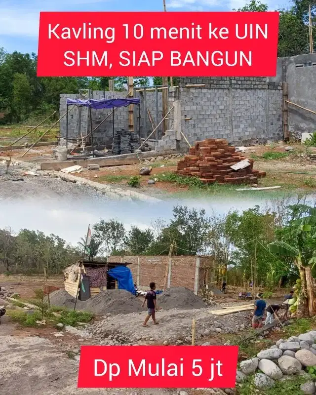 kavling murah dekat kampus, dp 5 juta