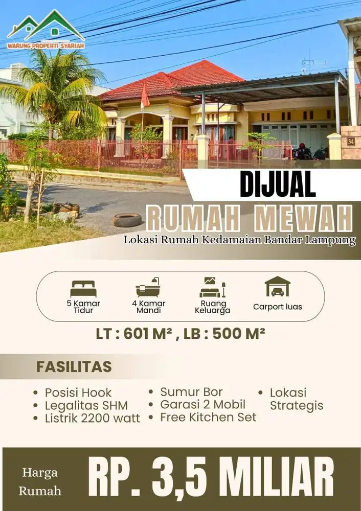 RUMAH MEWAH DI KEDAMAIAN