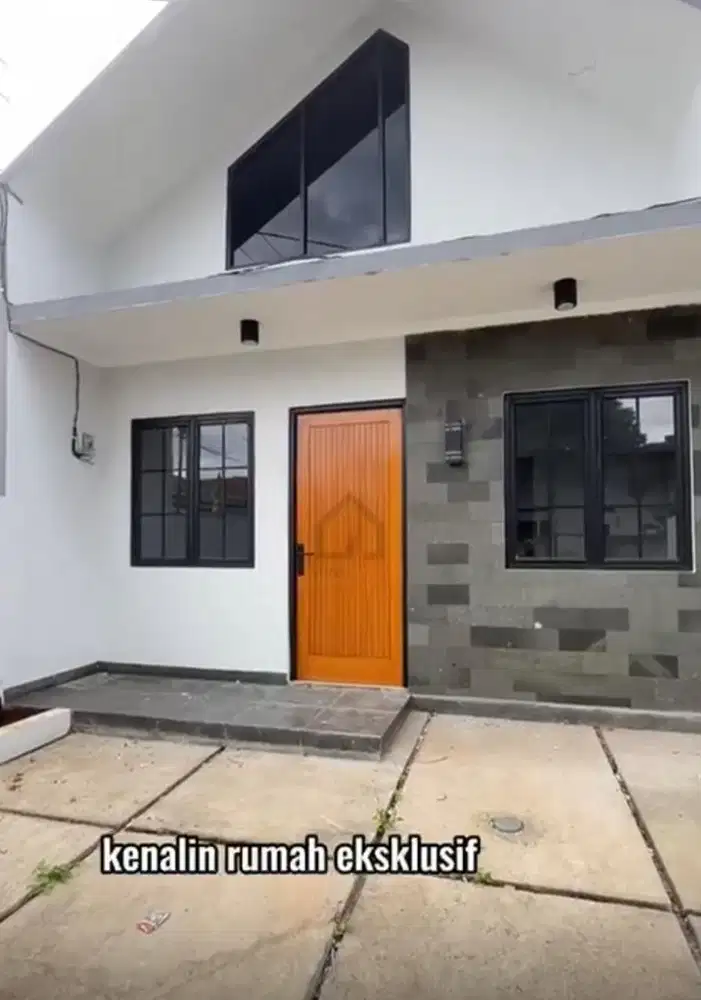 Cluster dengan design scandinavian di sawangan depok