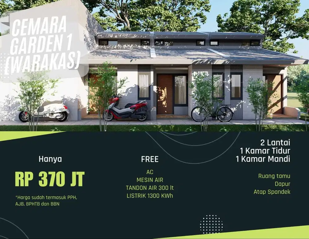 Rumah murah lokasi strategis deket stasiun tj priok