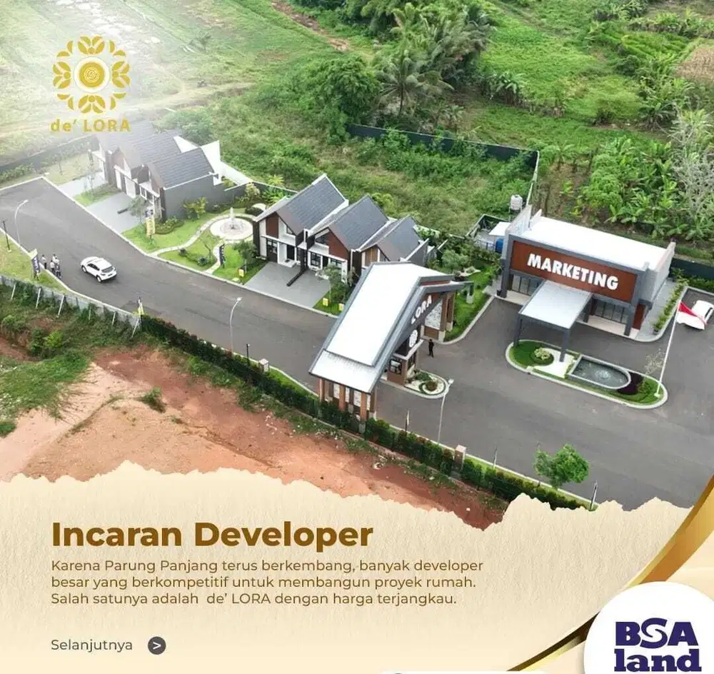 de'LORA Parung Panjang, Hunian Nyaman Nuansa Resort