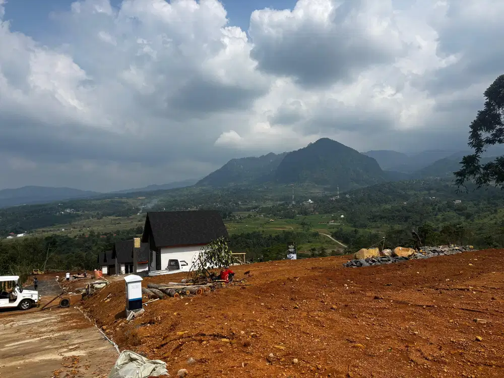 Tanah murah the hanjawong villas dekat Jabodetabek di puncak dua
