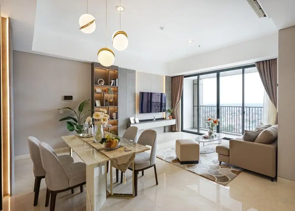 Apartement 3 Br Tanpa DP sudah Fullfurnis