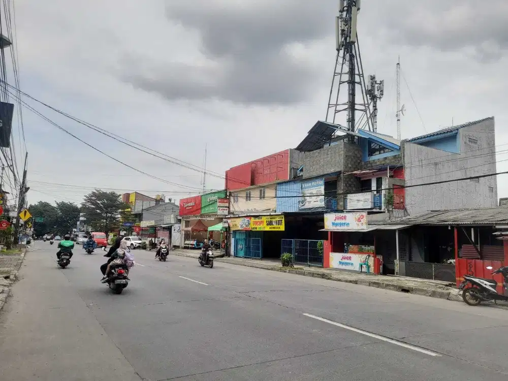 dijual ruko lokasi strategis tepi jalan