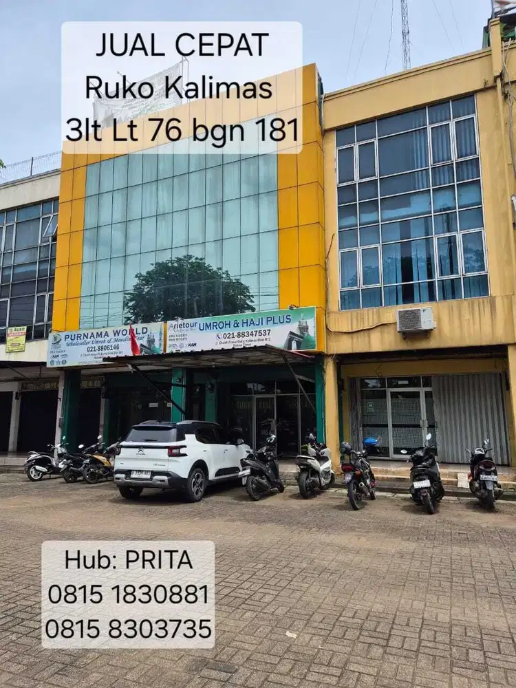 Ruko Kalimas 3lt, jl Chairil anwar, Bekasi Timur