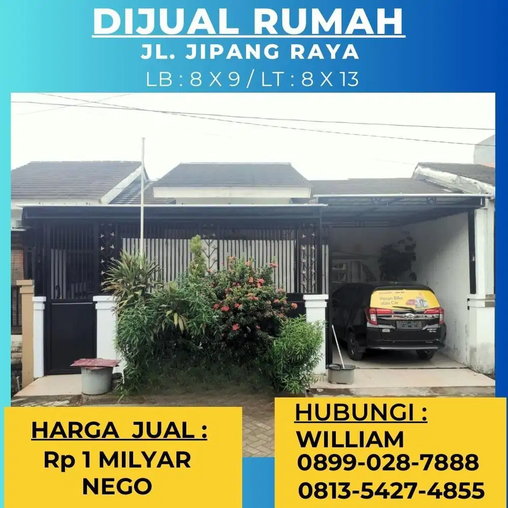 JUAL CEPAT RUMAH VILLA MEGASARI JL JIPANG RAYA MAKASSAR