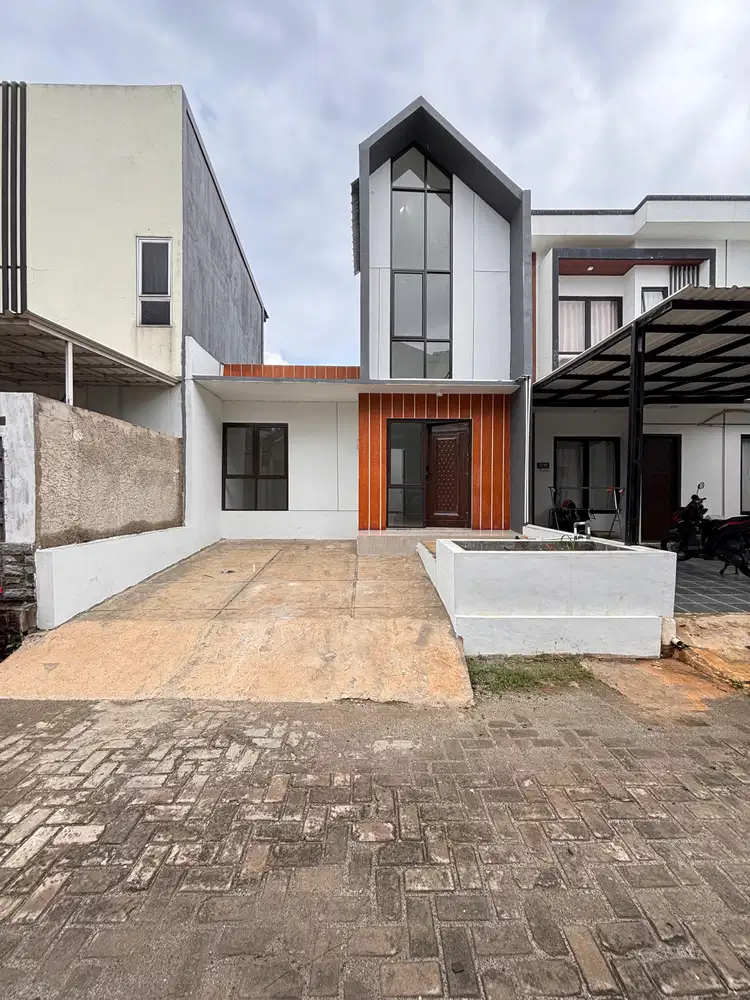 Rumah baru siap huni tipe scandinavian dalam cluster