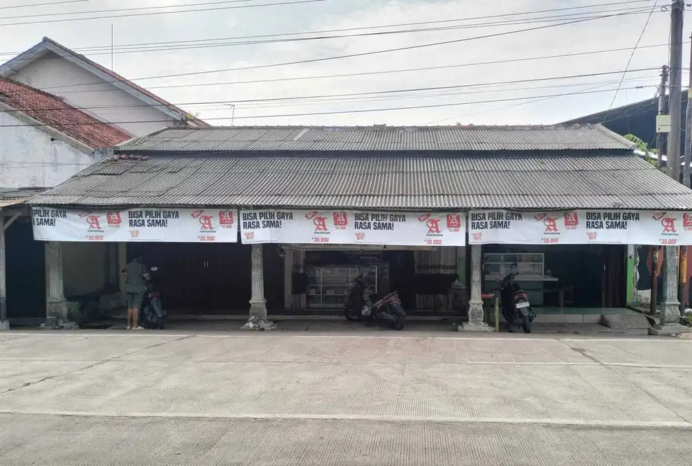 Dijual cepat sebidang tanah dan ruang usaha di cilacap