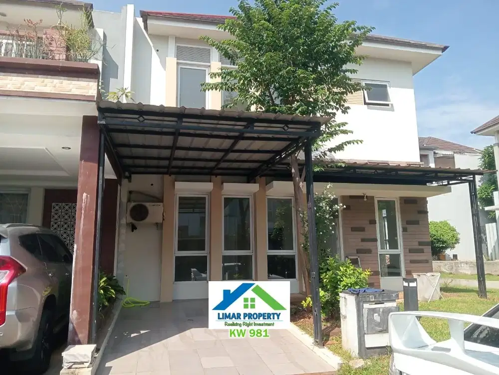 Disewakan Rumah Nyaman di Cluster Favourite Kota Wisata Cibubur