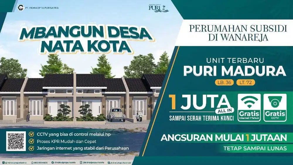 RUMAH DI JUAL WANAREJA