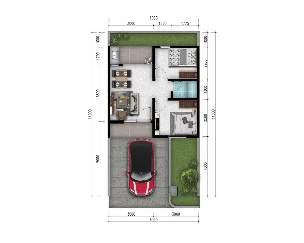 RUMAH BARU 1 LANTAI DI CILEUNGSI, CICILAN 2 JT-AN!
