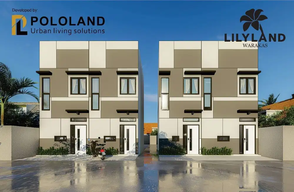 Rumah murah 2 lantai lokasi dekat stasiun tj Priok