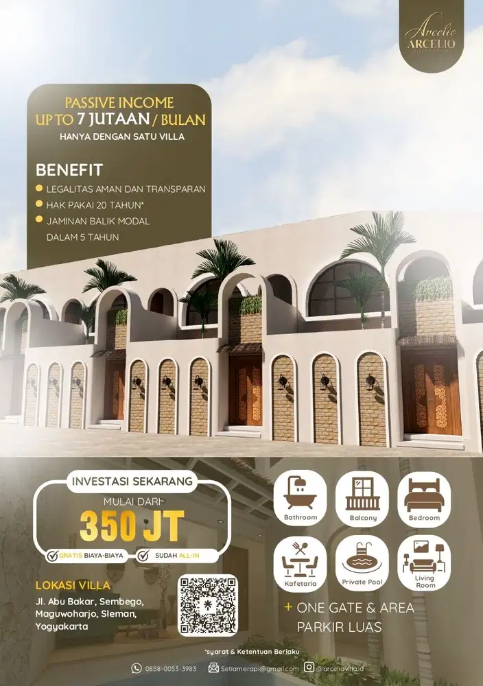 Membangun Aset penghasilan setiap bulan, Jangka panjang.